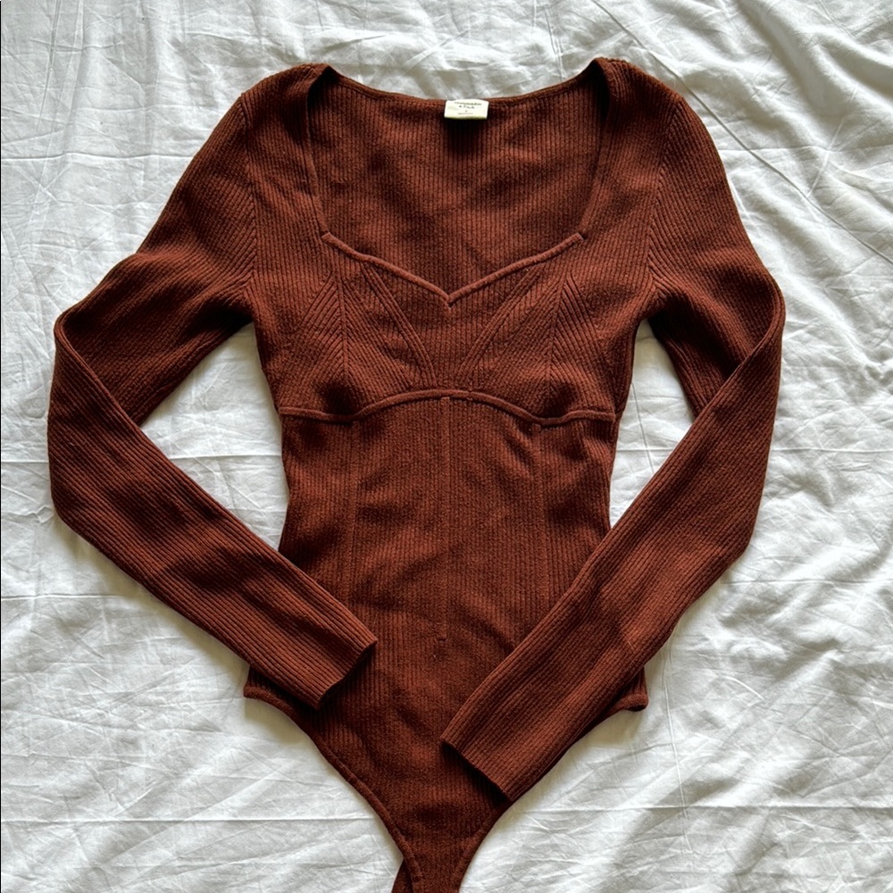 Abercrombie Corset Sweater Bodysuit